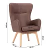 Armchair Thetis Fylliana Brown PU Leather 70*65*105 cm