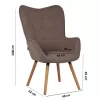 Armchair Erato Fylliana Brown - Natural 68*73*108 cm