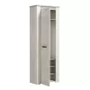 Hallway Cabinet Kent P1 White Oak - Grey Oak 68.5x36.5x195 cm