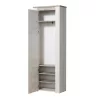 Hallway Cabinet Kent P1 White Oak - Grey Oak 68.5x36.5x195 cm