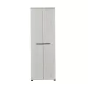 Hallway Cabinet Lorca White Oak - Black 67x40x195 cm