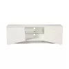 TV Stand Cadiz White Lacquer 168x39x57 cm