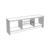 TV Stand Cadiz White Lacquer 168x39x57 cm