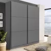 Wardrobe Sierra 220 Grey 217*62.5*210 cm