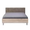 Bed Canon 160 Grey Oak - Grey 176.5*212.5*93.5 (160*200) cm