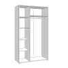 Wardrobe Ritmo with Mirror 3K1O Sonoma 114.5*51.5*200 cm