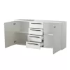 Comota - Sideboard Ksanti 3K4F White - White Lacquer 163*40*80.5 cm