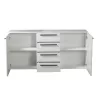 Comota - Sideboard Ksanti 3K4F White - White Lacquer 163*40*80.5 cm