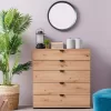 Chest of drawers Duero 5F 90 Artisan Oak 90*40*95 cm