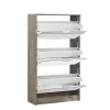 Shoe Storage Hugo 23 Grey Oak 67x28x119 cm