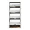 Shoe Storage Hugo 24 Grey Oak 67x28x155 cm