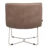 Armchair Shadi Fylliana Brown PU Leather 68x50x73 cm