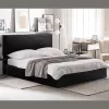 Bed Evelyn Fylliana Black 174*217*105 (160*200) cm