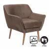 Armchair Carla Fylliana Brown 80*75*85 cm