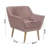 Armchair Carla Fylliana Pink 80*75*85 cm