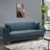 Sofa Three-seater with Storage Space Torino Fylliana Blue 220*85*90 cm