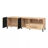 TV Stand Coimbra 160 Artisan Oak - Black 160x41x50 cm