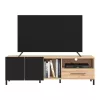 TV Stand Coimbra 160 Artisan Oak - Black 160x41x50 cm