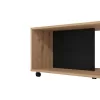 Τραπεζάκι Σαλονιού Pico Artisan Oak - Μαύρο 92x50x41 εκ.