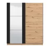 Wardrobe Sardinia 180 OG Artisan Oak - Black 179*62.5*210 cm