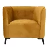 Armchair Cube Fylliana Yellow 80*72*70 cm