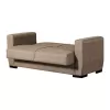 Sofa Two-seater New Dolce Fylliana Beige - Brown - Dark Brown 168*85*85 cm