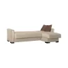 Corner Sofa New Emily Fylliana Beige - Brown 240*146*85 cm