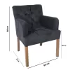 Armchair New F4 Fylliana Grey - Grey Oak Legs 65x70x88 cm