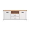 TV Stand Valencia TV 160 White - Artisan Oak -  White Matt 161*41*66.5 cm