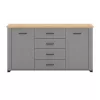 Comota - Sideboard Valencia 3K4F Grey Graphite - Artisan Oak - Grey Matt 161*41*85,5εκ cm