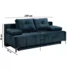 Sofa - Bed Elena Dark Blue 199*96*93 cm