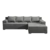 Corner Sofa Galaxy Dark Grey 267*178*75 cm