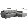 Corner Sofa Galaxy Dark Grey 267*178*75 cm