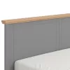 Bed Valencia 160 Grey - Artisan Oak - Grey Matt 182.5*208*103.5 (160*200) cm