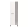 Hallway Cabinet Como P2 OG White - White Lacquer 58x35x195 cm