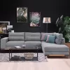 Corner Sofa New Monaco Right Corner Grey 300*230*95 cm