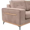 Corner Sofa Sebastian Fylliana Right Corner Brown 280x220 cm