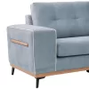 Corner Sofa Sebastian Fylliana Right Corner Light Blue 280x220 cm