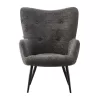 Armchair with Metal Legs C-06 Fylliana Grey 80x75x97 cm