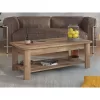 Τραπεζάκι Σαλονιού Jersey Flagstaff Oak 124x60x45 εκ.