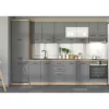 Kitchen Element Valencia BD60 Artisan - Grey Matt Foil 60x59,5x218,5 cm