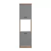 Kitchen Element Valencia BD60 Artisan - Grey Matt Foil 60x59,5x218,5 cm