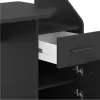 Office Desk Bletchley Black 170x65x92,5 cm