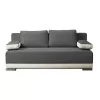 Sofa - Bed Kron Dark Grey - Beige 198x95x81 cm