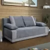 Sofa - Bed Quatro Dark Grey 200x88x77 cm