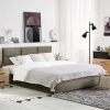 Double Bed Berlin Fylliana Beige 175x214x115 cm