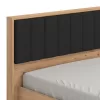 Bed Varadero 90 Plus Artisan Oak - Grey 105x206x92 cm