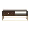 Coffee Table Parlor Fylliana Brown 110x55x40 cm