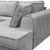 Corner Sofa New Gala Fylliana Right Corner Grey - Light Green 280x210x85 cm