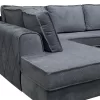 Corner Sofa New Gala Fylliana Left Corner Dark Grey - Grey 280x210x85 cm